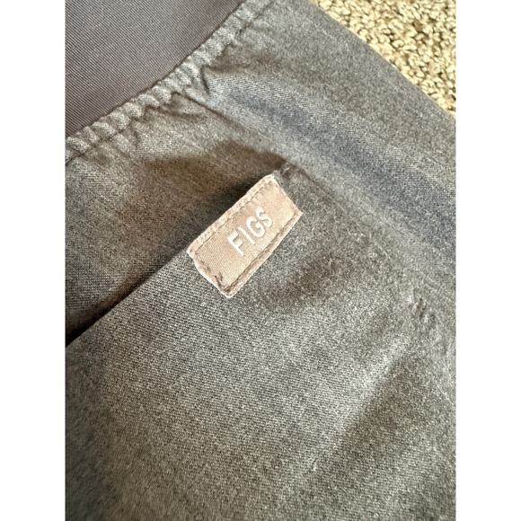 FIGS Zamora Jogger Scrub Pants Womens Medium Charcoal Grey Joggers - Picture 5 of 5